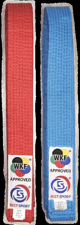 Ceinture de karaté — coton 4,5 cm Best Sport